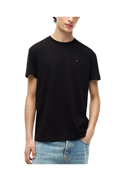 Tommy Hilfiger Ανδρικό T-shirt Μαύρο Tommy Jeans DM0DM22504-BDS