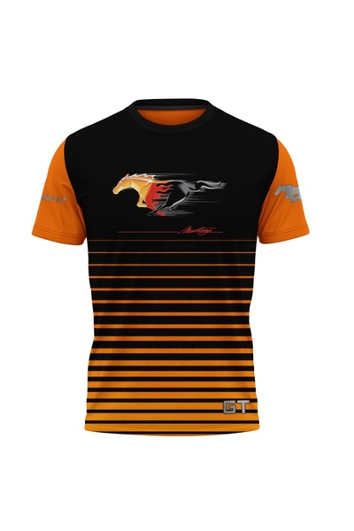 OEM Tricou barbati Mustang , maneca scurta multicolor D188