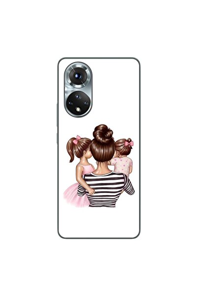 OEM Husa compatibila cu Honor 50 Silicon Gel Tpu Model Mom and Girls
