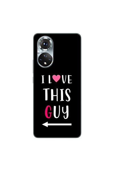 OEM Husa compatibila cu Honor 50 Silicon Gel Tpu Model Cupluri I love This Guy