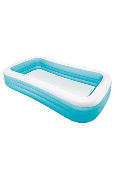 Z Store Blue Rectangular Inflatable Family Pool 3.05 x 1.83 x 0.56 m – Intex