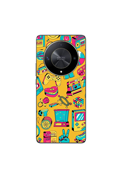 OEM Husa compatibila cu Honor Magic6 Lite Silicon Gel Tpu Model Pop Art Vintage