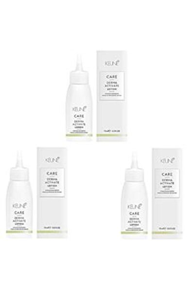 Keune Pack of 3 x Lotion Against Hair Loss - Care Derma Activate Lotion 75 ml