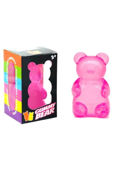 SIGMA TOY Jucărie antistres, model SIGMA STORE GUMMY BEAR, Roz, 8 CM