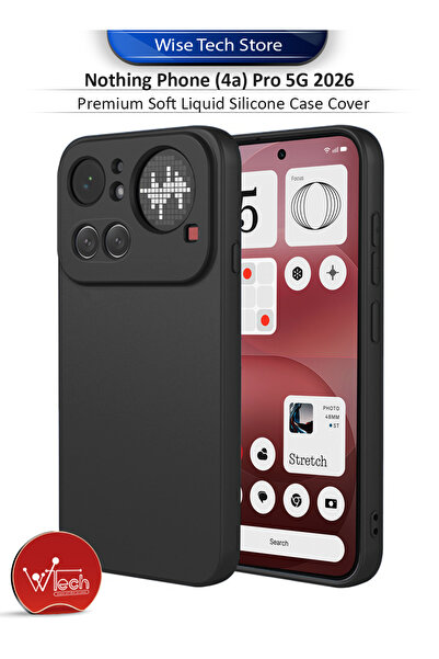 Wtech Nothing Phone (4a) Pro 5G 2026 Premium Soft Liquid Silicone Case Cover