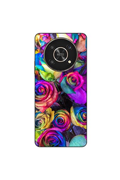 OEM Husa compatibila cu Honor X30 Silicon Gel Tpu Model Trandafiri Colorati