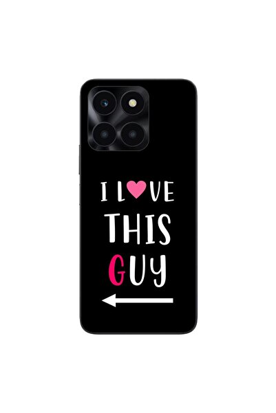OEM Husa compatibila cu Honor X6a Silicon Gel Tpu Model Cupluri I love This Guy