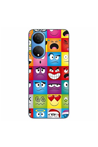 OEM Husa compatibila cu Honor X7 Silicon Gel Tpu Model Funny Faces