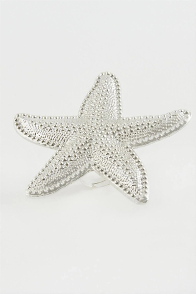 Marsilyan Nvdn- Starfish Metal Ring Iegrs-Nvdn1