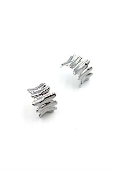 atastore2017 Hoop Earrings - Silver