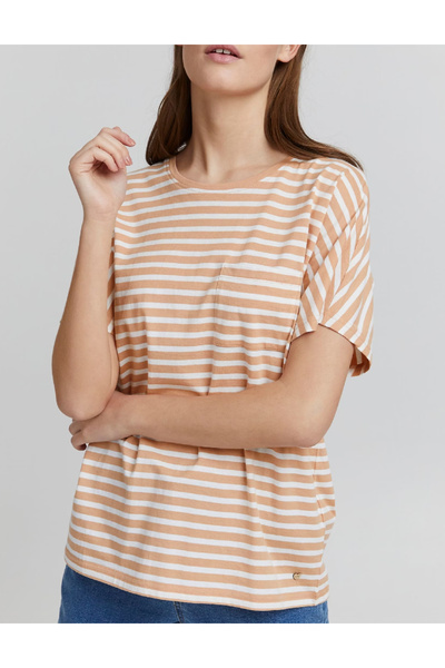 Evendi Tricou, Alb/Maro