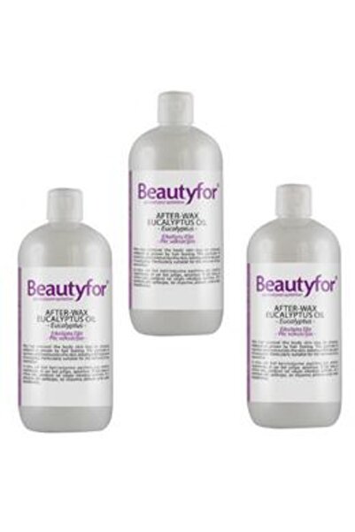 Beautyfor Pachet 3 x Ulei dupa Epilare - - After- Wax Eucalyptus Oil, 500 ml