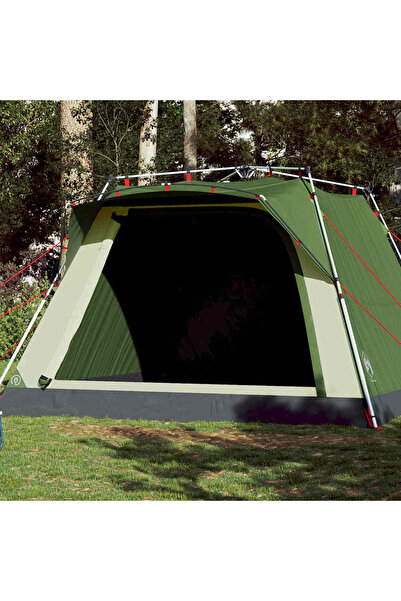 vidaxl Cort de familie pentru 4 persoane verde setare rapida