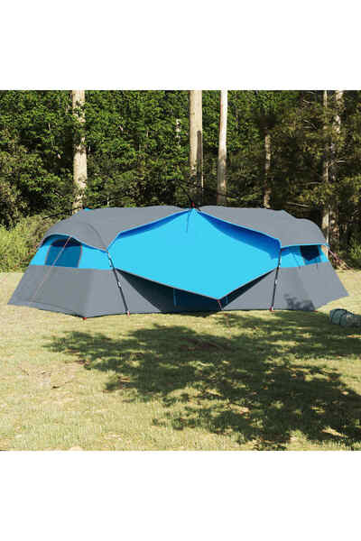 vidaxl Cort interior cu acoperis albastru 520 x 520 x 190 cm tafta