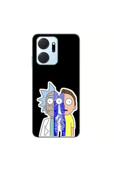OEM Husa compatibila cu Honor X7a Silicon Gel Tpu Model Rick And Morty Connected