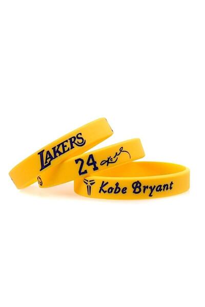 PurpleJam Kobe Bryant Yellow Basketball Nba Bracelet