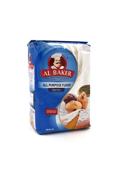 Al Baker دقيق ميدا متعدد الاستخدامات 2 كجم