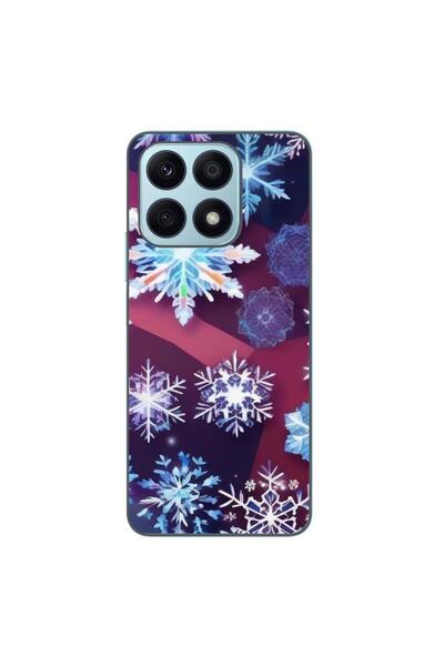 OEM Case compatible with Honor X8a Silicone Gel Tpu Snowflake Pattern