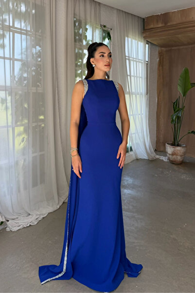 Sindimoda Aysima Kol İşlemeli Kuyruk Detay Abiye 1122