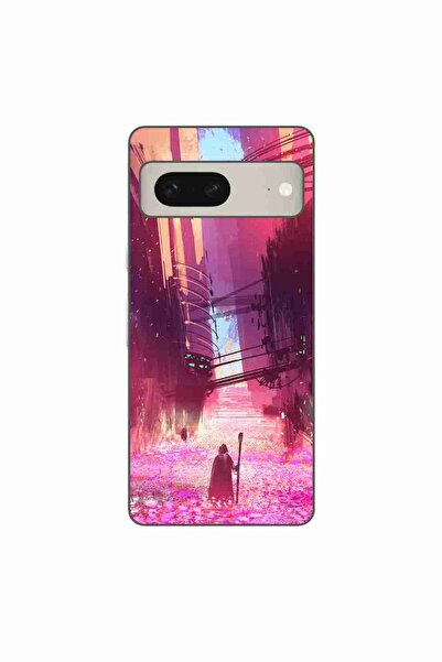 OEM Husa compatibila cu Google Pixel 7 Silicon Gel Tpu Model Fantasy Wizard