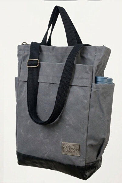 Old Cotton Waxed Canvas Shoulder and Backpack - Alanzo