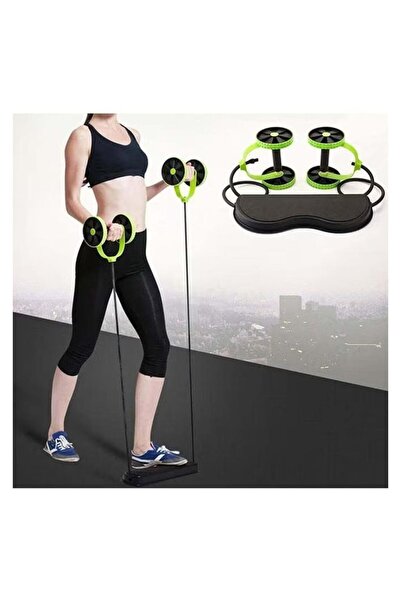 UNİBOX Fitness Device with Ropes, UNIBOX, Black-Green, 18x9x4 cm