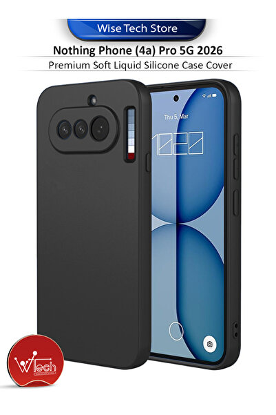 Wtech Nothing Phone (4a) 5G 2026 Premium Soft Liquid Silicone Case Cover