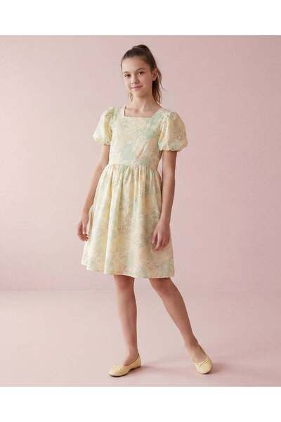 REDTAG Senior Girls Multicolor Embroidered Dress