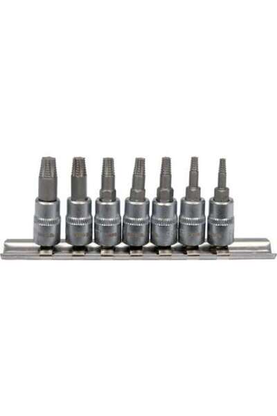 yato Set Biți Pentru Șuruburi Torx Deteriorate, 7 Piese