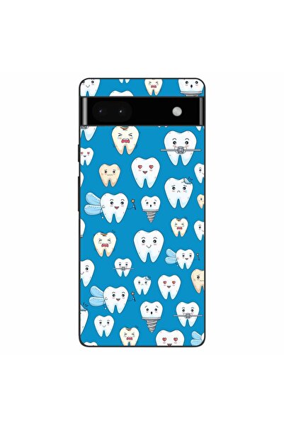 OEM Husa compatibila cu Google Pixel 6A Silicon Gel Tpu Model Dentist Pattern