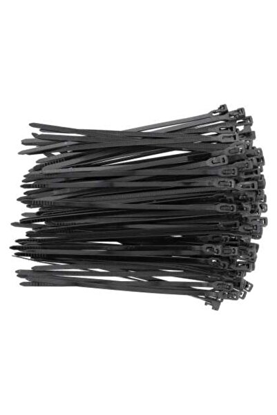 yato Colier Plastic Reutilizabil 3,6X150Mm 100 Buc, Negru