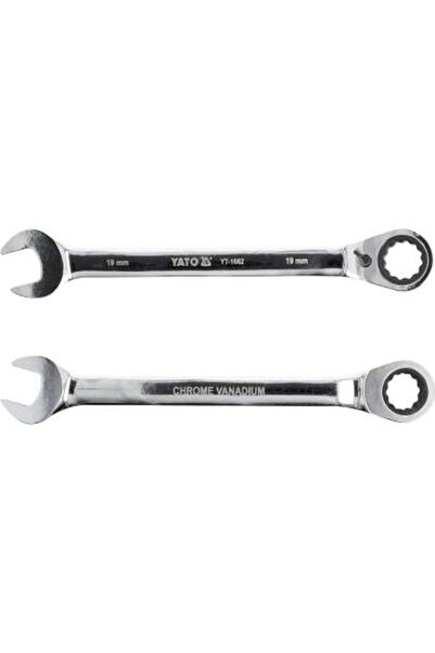 yato Combination Wrench With Ratchet 19Mm