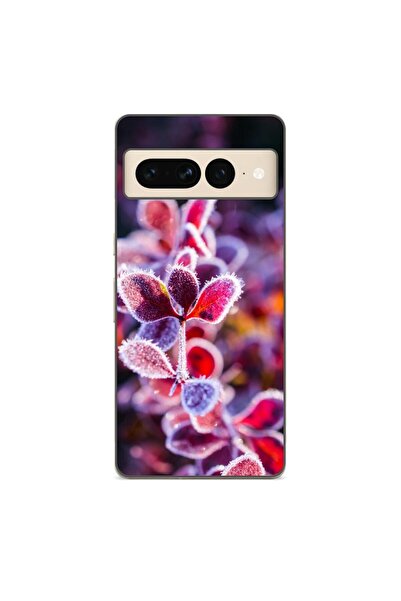 OEM Husa compatibila cu Google Pixel 7 Pro Silicon Gel Tpu Model Flori Inghetate