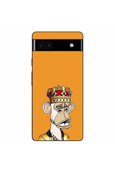 OEM Husa compatibila cu Google Pixel 6A Silicon Gel Tpu Model NFT Royal Ape