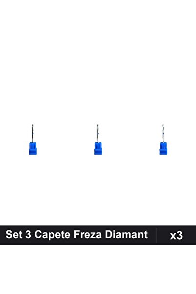 NAİLS Set 3 Capete Freza Diamant Unghii, Manichiura Profesionala, Accesorii F...