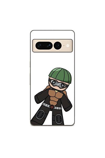 OEM Husa compatibila cu Google Pixel 7 Pro Silicon Gel Tpu Model One Punch Ma...