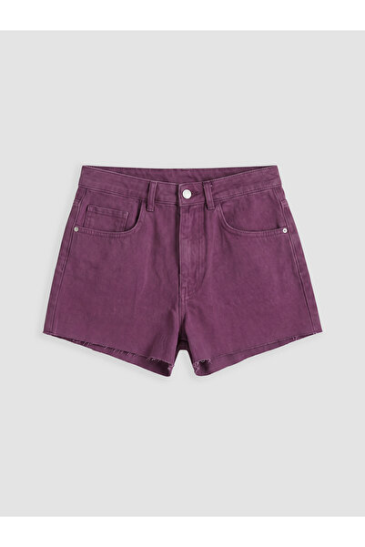 LC Waikiki Nevavm Regular Fit Women's Jean Shorts with a Difference