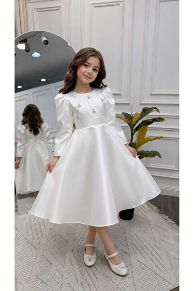 Marllow Girls' Dress with Long Sleeves Is Very Beautiful