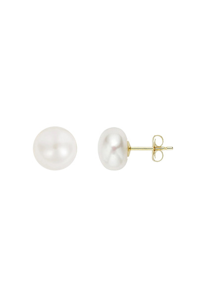 Lisa&Co. Cercei Argint Just Pearls L / Argint placat cu aur galben / Perle de...
