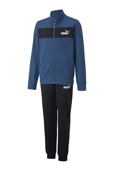 Puma Colorblock Children's Tracksuit Set (1 Size Can Be Preferred in Large Si...