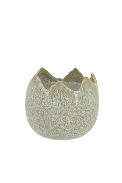 MARHOME Εκρου Κουπ Αυγο μεγαλο 13x11,5cm 1/24Κιβ 12-00-20201