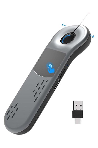 BlueFire ماوس هوائي متعدد الوظائف قابل لإعادة الشحن وجهاز تحكم عن بعد للعروض ...