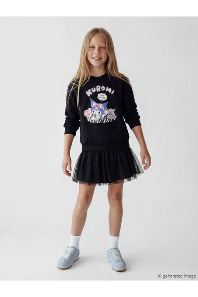 LC Waikiki NEVAVM Φόρεμα Tutu για κορίτσια με στάμπα Kuromi με διαφορά σχέδιου