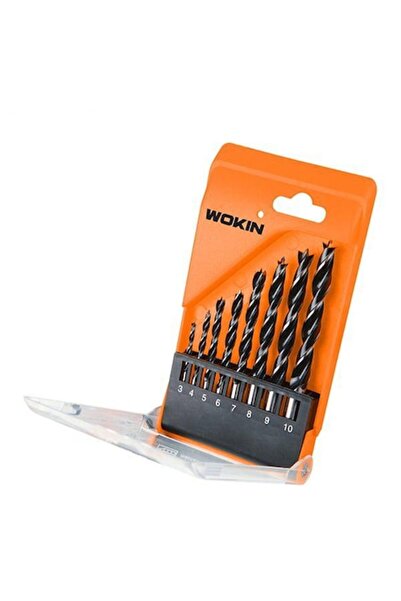 Wokin Set de 8 burghie pentru lemn 3-10 mm