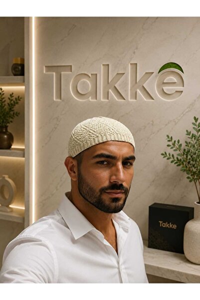 Takke ® Asalet Bej Örme | Esnek, Nefes Alan, Dört Mevsim Kullanım