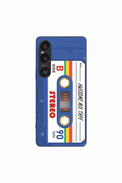 OEM Husa compatibila cu Sony Xperia 1 VI Silicon Gel Tpu Model Caseta Vintage...