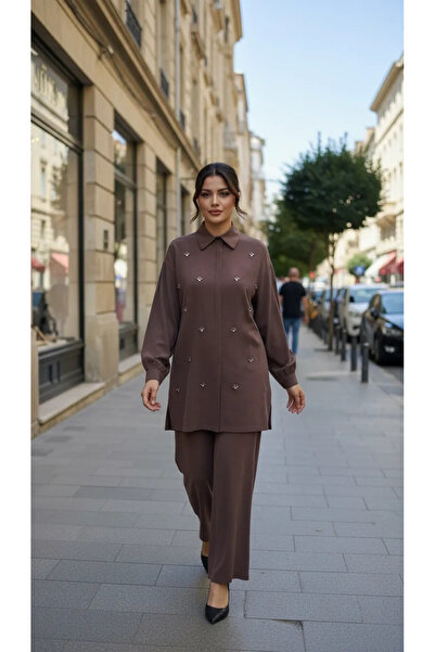 Nuss 1064 Pants Suit - Brown