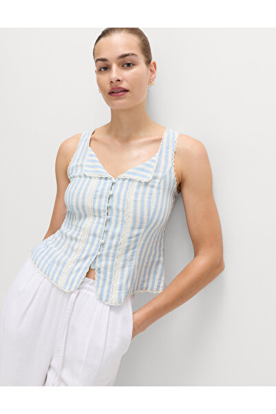 Marks & Spencer Keten Karışımlı Üst