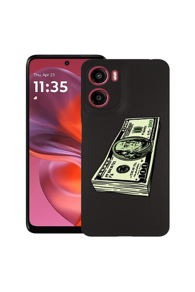 bestcase ¬Æ Husa pentru Motorola Moto E15 / Moto G05, Mr.Franklin 100Dollar, ...