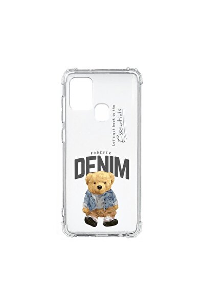 bestcase Husa Silicon Anti Shock, Compatibila Cu Motorola Moto E40, Denim Sty...